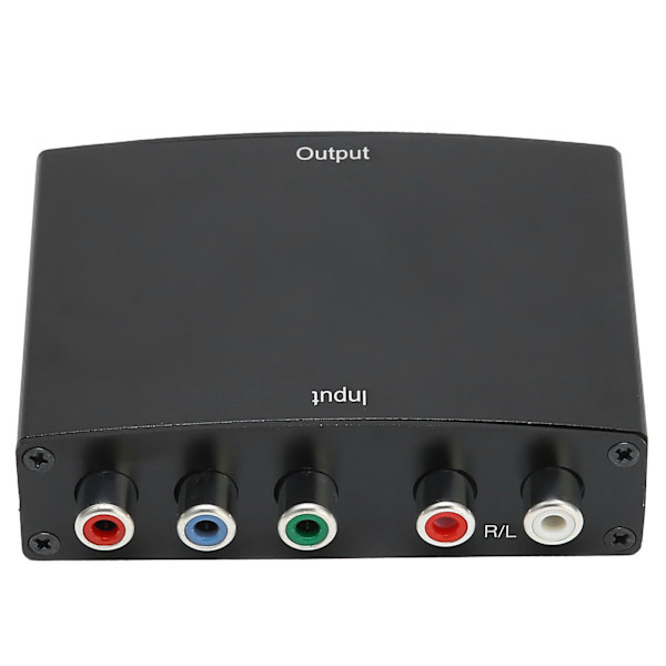 YPBPR til High Definition Multimedia Interface-omformer Video Audio 1080P Datatilbehør 100-240V US-plugg
