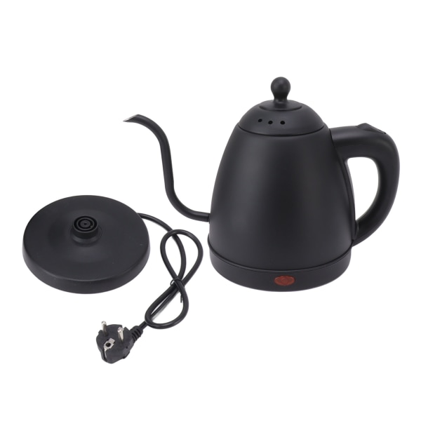 Elektrisk vattenkokare med gåshals 1,2 l 304 rostfritt stål Hög säkerhet Häll över kaffekanna EU-kontakt 220 V