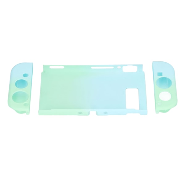 PC Beskyttende Deksel Fargegradient Blå Grønn Gradient 3 i 1 Eksplosjonssikker Bærbar Beskyttende Skall for Switch