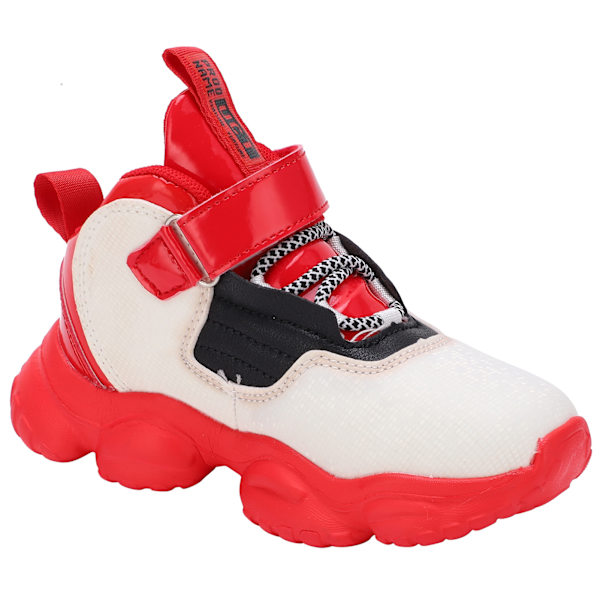 Barn Sport Sneakers Atletiska Sneakers Andningsbara Sport Pojkar Casual Skor för HöstVit 36
