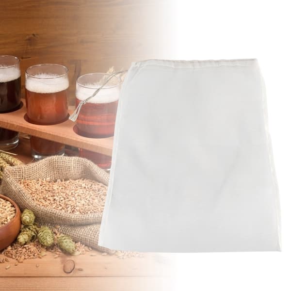 100 Mesh Matkvalitets Vinfilterpose Gjenbrukbar Hjemmebrygging Ølbrygging (28*45cm)