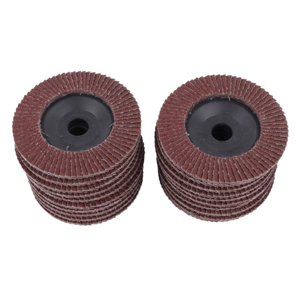20 stk sandpapir slibeskiver 80 grit 100x16mm flade slibeskiver slibende slibeskive