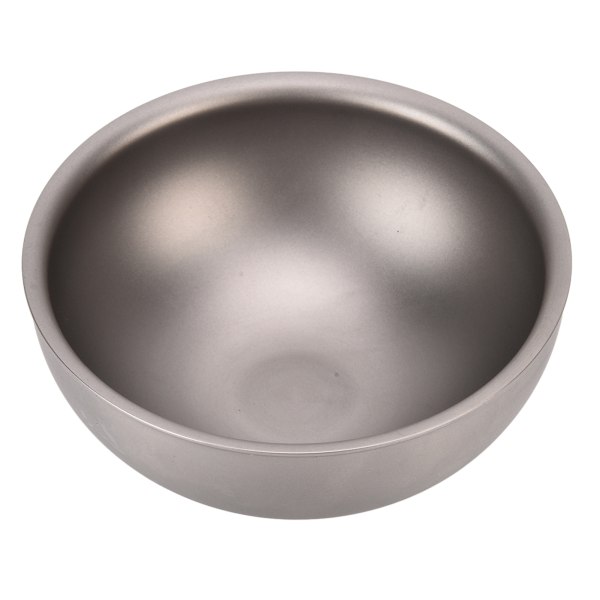 Bärbar Ti Bowl Drop High Hardness Ti Bowl för utomhuscamping Picnic Vandring Medium Storlek