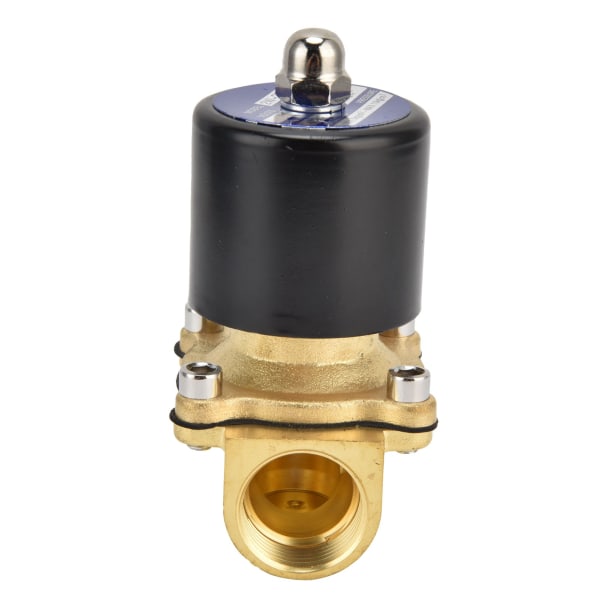 2W‑200‑20 G3/4in magnetventil messing Normalt lukket elektrisk magnetventil for vannluft gassDC24V