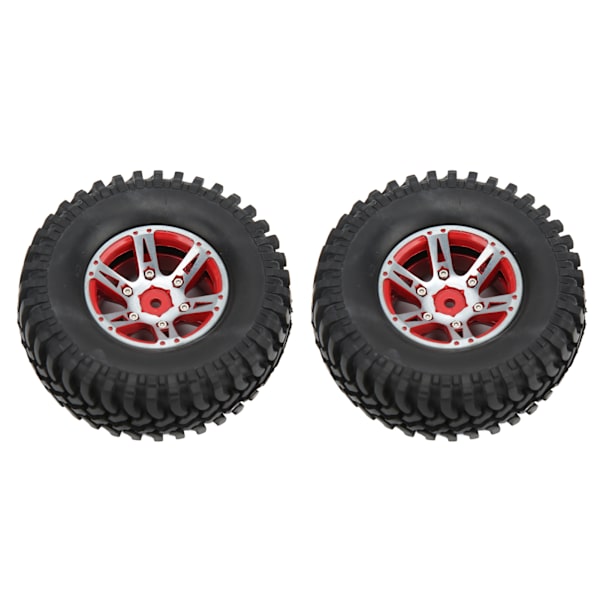 2 st/set 100 mm 1,9 tum gummiband för SCX10 1/10 fjärrkontrollbil uppgraderingsdelar röd