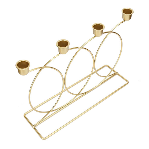 Candelabrum i nordisk stil, ljusstake för middag med levande ljus, bröllopsljusstakar, bordsdekoration