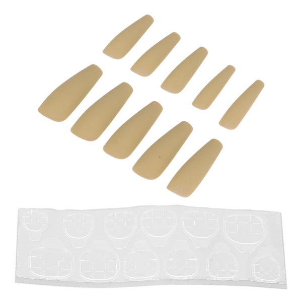 10 st Press On Nails Kista Fake Nails Tips Extra Lång Kista Glänsande Falska konstgjorda naglar Manikyrdekoration för kvinnorN5355-02