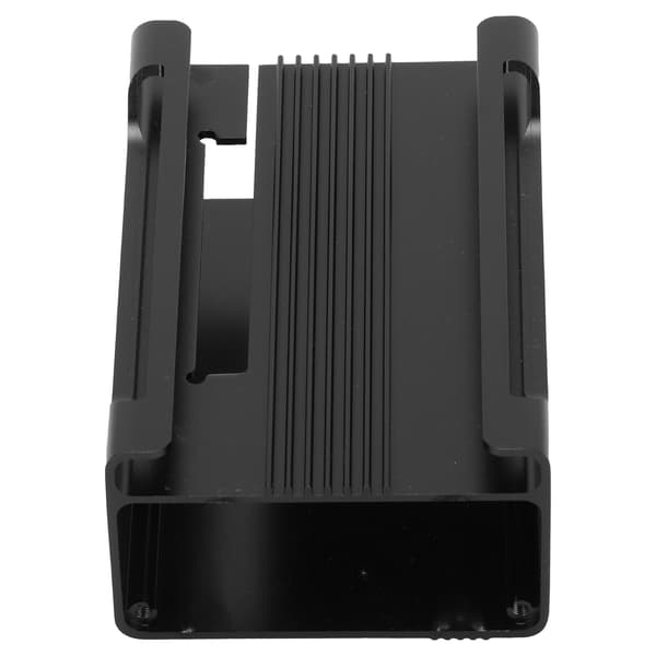 Metal beskyttelsesetui holdbart CNC-bearbejdning aluminiumslegeringsetui til Raspberry Pi 3. sort