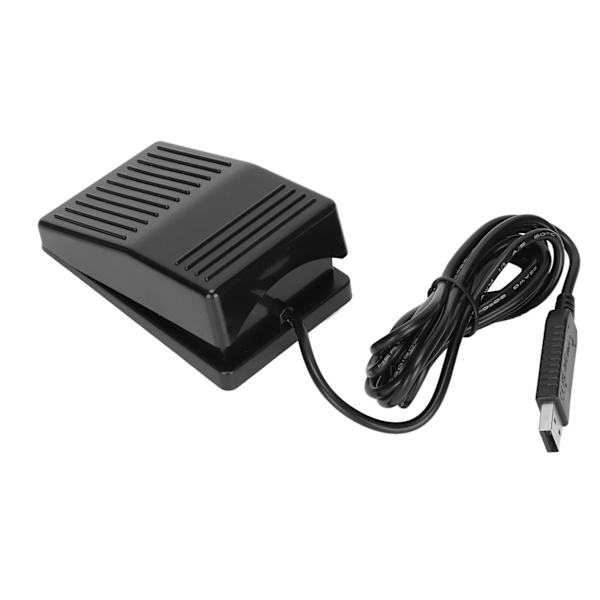 USB-fotbryterpedal Høyfølsom multifunksjonell bred pedal Enkel fotbryterpedal med indikatorlys for datamaskin