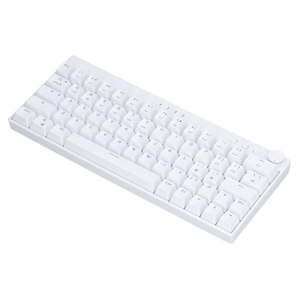 Mekanisk tastatur 64 taster Plus RGB 3 modus knottdesign ergonomisk layout 4 bryter valgfri hvit tastatur for IOS lineær handling bryter