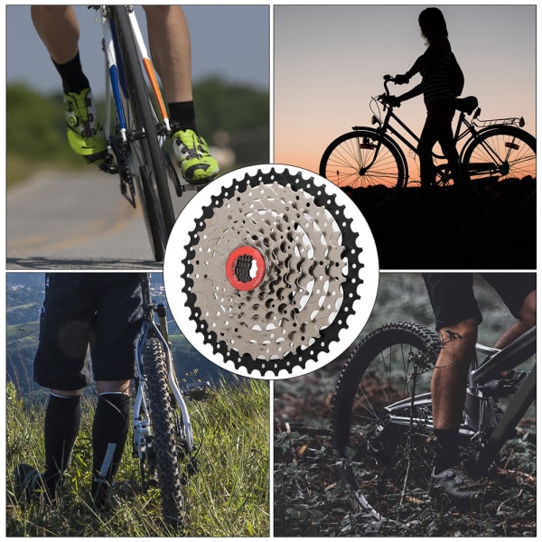 ZTTO 8 Speed ​​42T Cassette Cykel Svinghjul Freewheel Cykeltilbehør til Mountain Road Cykel