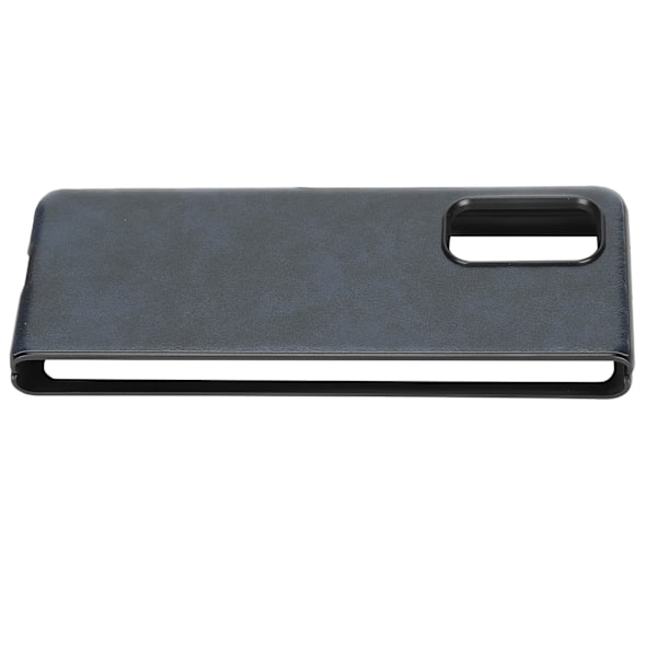 Business Style Pattern Läder Smartphone Fodral för Xiaomi MIX FOLD Fodral för TelefonskyddBlå