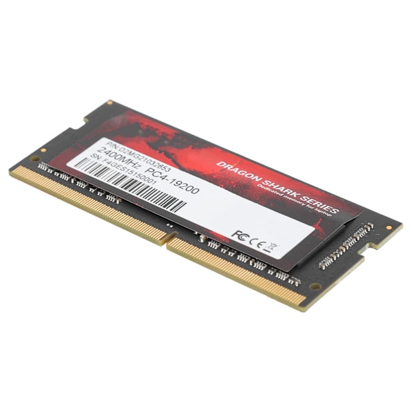 DDR4 RAM ohut alumiini korkea suorituskyky helppo asentaa DDR4-2400MHz PC4-19200 kannettava muisti 8GB