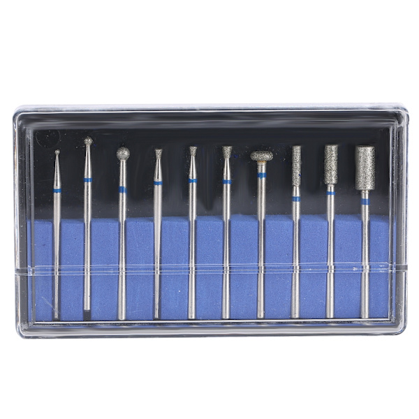 10 st Tungstenstål Nagelslipning Polering Huvud Gravyr Skärverktyg Tillbehör #02