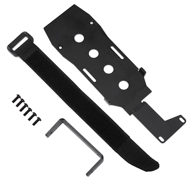 Aluminiumslegering DIY lavt batteri metal batteriplade til TRAXXAS TRX4 1/10 RC bil