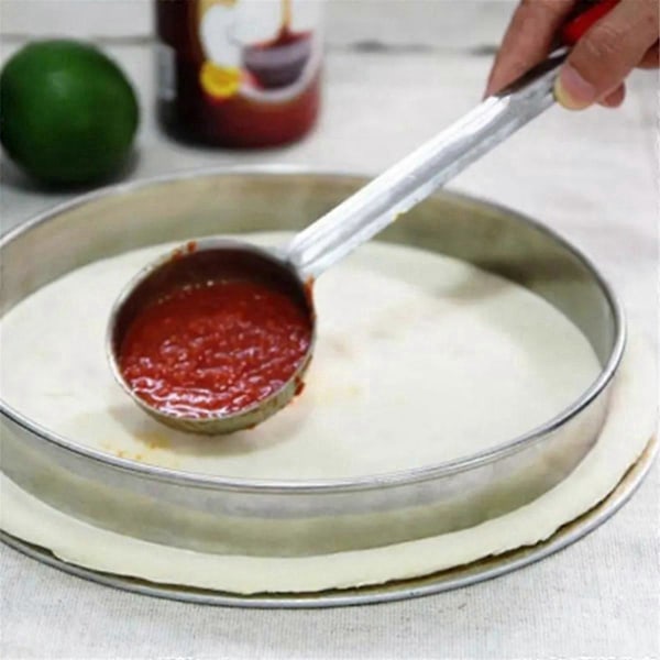 Pizzasås Sked Pizza Spridare Slev Serveringssked 3 Ounce