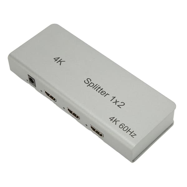 HD Multimedia Interface Splitter 4K 1 in 2 ut ljudvideoduplikator för Xbox för PS4 HDTV 100‑240V US-kontakt