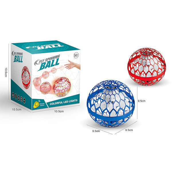 LED-valoinen lentävä pallolelu lapsille Mini-lentokone Lentävä bumerangipallo UFO Koulutus Lentävä gyroskooppilelu