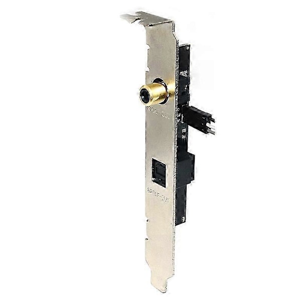 24Bit 192Khz Datterkort SPDIF Optisk og RCA Ut Plate Kabel Brakett Digital Lydutgang kompatibel med