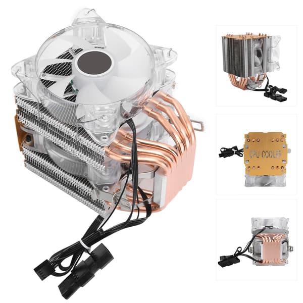 LANSHUO CPU-køler computertilbehør 4Pin til Intel LGA/775/1155/1156/1366 /AMD/AM2/AM2+/AM3