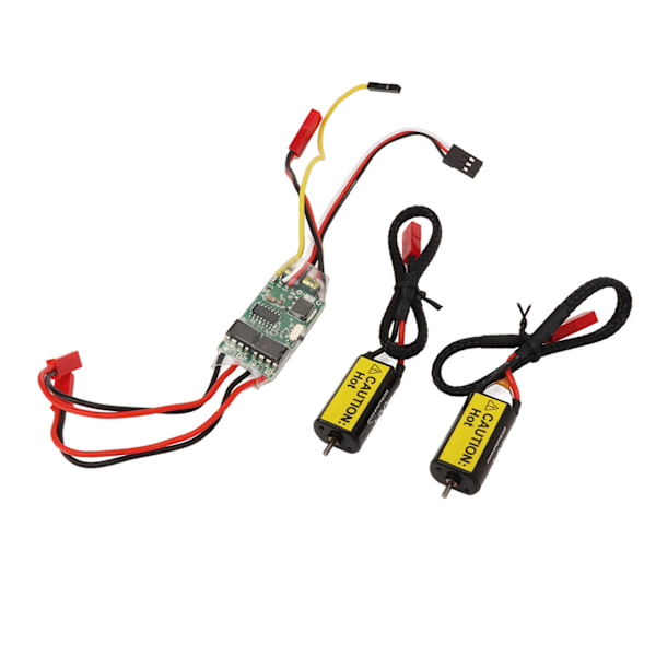 Elektriske hastighetsregulatorer Dual Way Bidirectional 10A ESC hastighetskontroll for RC modellskipstank