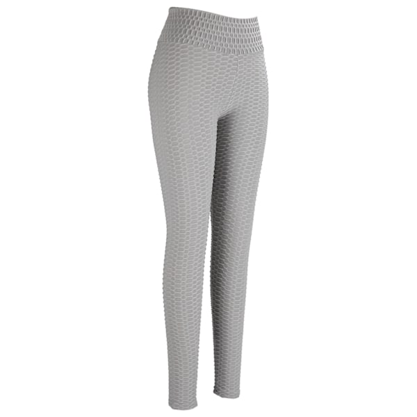 Hip Lift Leggings Hög midja Andningsbar Elastisk Dam Slim Byxor för Yoga Inomhus SportXL