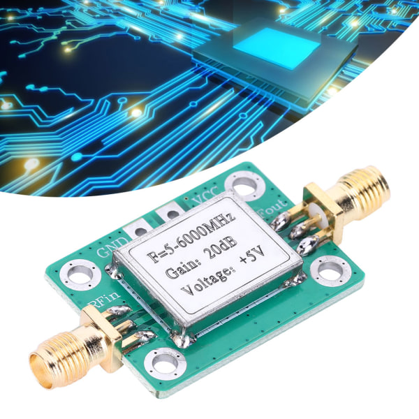 RF-signalmodul Medium Power -förstärkare Ultra Wideband 5M-6GHz 20dB Gain elektroniska komponenter