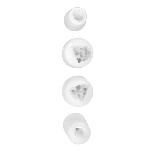 4 stk. silikoneforme stenhaveformer epoxyharpiks dråbelim DIY dekorationsforme