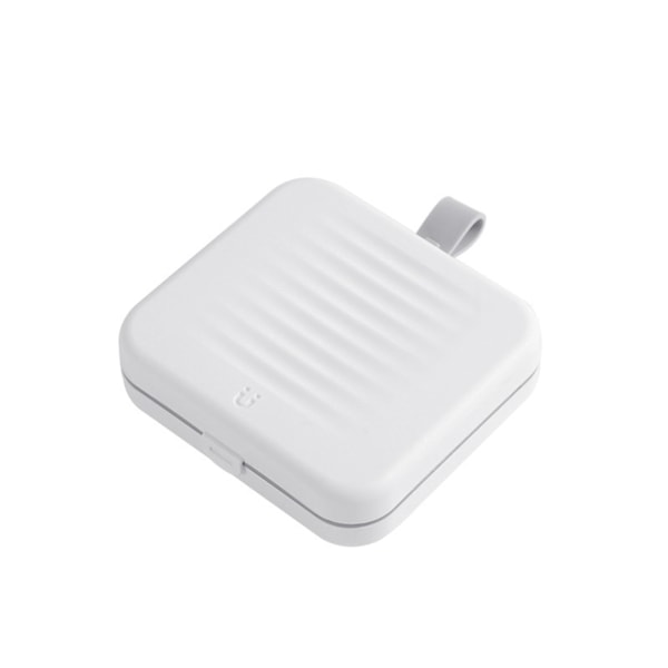 Magnetisk sug sybox bärbar liten dubbelskiktad magnetisk sybox kit för hem sovsal resor vit