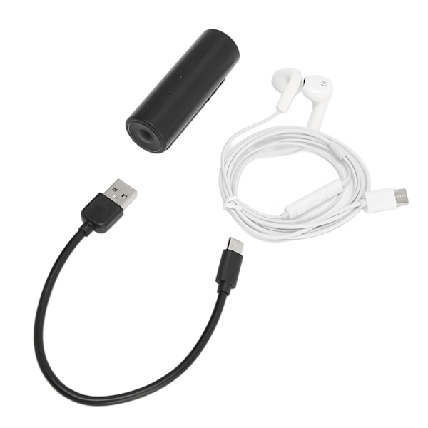 Digital röstinspelare stark magnetisk adsorption MP3 AI Smart Professional Voice Control Voice Recording Device Black 16G