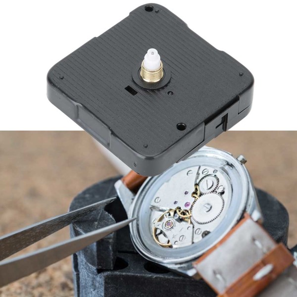 5 st Elektrisk väggklocka 6262 Quartz Scan Movement DIY Väggklocka Bytestillbehör (svart cover)