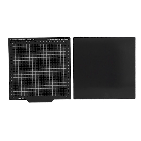 Fjærstål Byggeplate 2-Sidet Magnetisk Fleksibel Plate 3D-Printing Skriver Varmebed Deler 220x220mm