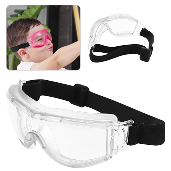 Børns sikkerhedsbriller AntiSpittle Kid Antifog Transparent Udendørs beskyttelsesbriller(blanc )