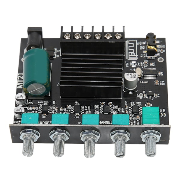 ZKMT21 BT forstærkerkort High Power Sound Stereo DC1224V Digital Power Amplifier Board til 15100W 48Ω højttalere