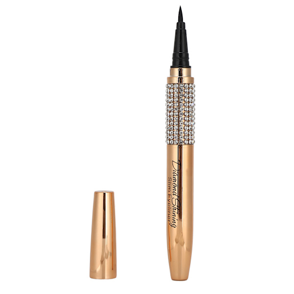 Yaqinuo 2ml vattentät eyeliner Pen SmudgeProof ögonmakeup liner Vattentät eyeliner (guld)