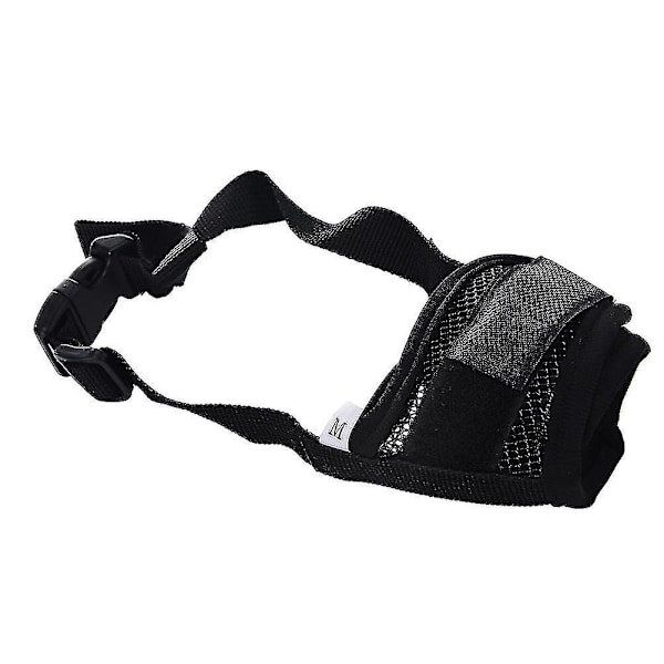 Justerbar Hund Mesh Munnkurv for Bjeffing og Bittekontroll - Rosa (S: 12-15cm)