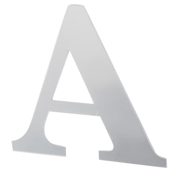 Alphabet Spegel Väggdekal 3-Dimensionell Väggdekal för Hem Vardagsrum Sovrum DekorA