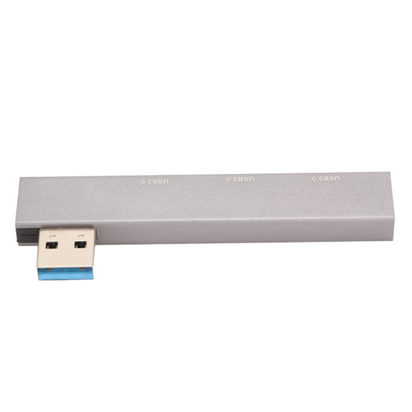 USB3.0 Hub Mini 3 in 1 1xUSB3.0 2xUSB2.0 5Gbps Bärbar höghastighets USB multifunktionshubb av aluminiumlegering