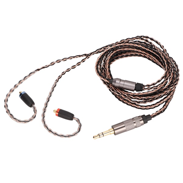 MMCX 3.5mm Hörlurskabel OFC 8-kärnig Uppgraderingskabel för SE535 UE900 UE900s SE215 SE425 BGVP