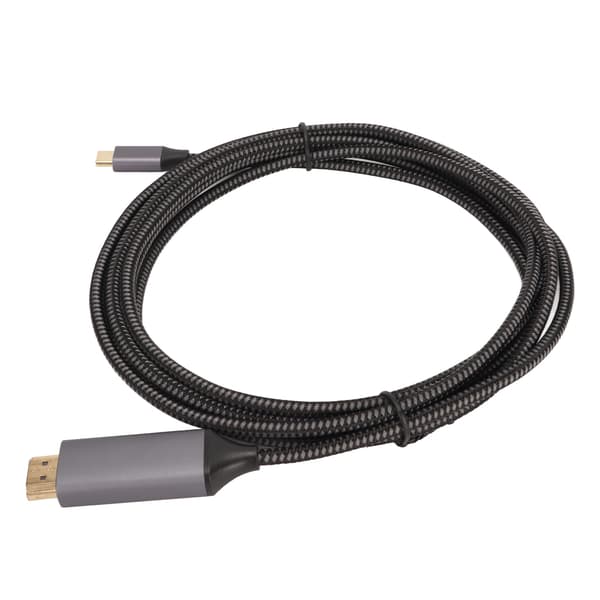 USB C till HD Multimedia Interface-kabel 4K vid 60Hz Typ C till HD Multimedia Interface-adapter för Galaxy S22 för XPS 2m/6.6ft