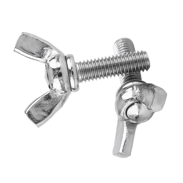 5 stk. pose 304 rustfritt stål vingemutterbolter vingebolt maskintilbehør (M5 * 16mm)