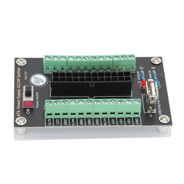 Strømkilde Breakout Board Modul Adapter Terminal Elektronisk Komponent ATX 20/24pin