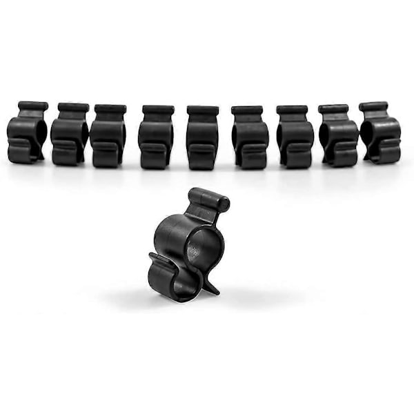 10 Stk. RV Markise Clips Bøjler Camping Lastbiler Skinnekroge Universal LED Strip Hængende Campingtillbehør