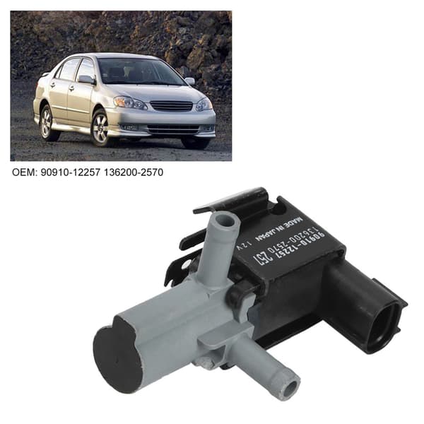 Erstatning for bilvakuumsolenoidbryterventil passer til Corolla 90910‑12257