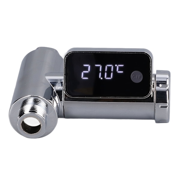 G1/2 Faucet Thermometer LED Display Shower Thermometer Water Temperature Monitor for Kids Adults Home Bathroom