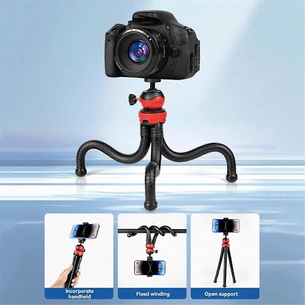 Mångsidigt och Mini Stativ för DSLR, -40, -05 Röd