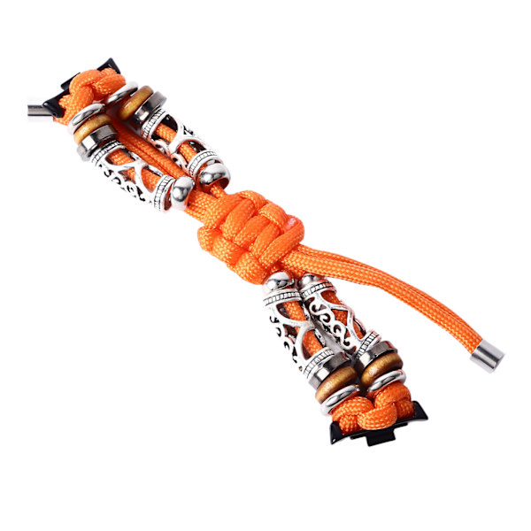 Flettet urrem - Unikt håndvævet holdbart etnisk urarmbånd til Xiaomi 8 Pro Orange