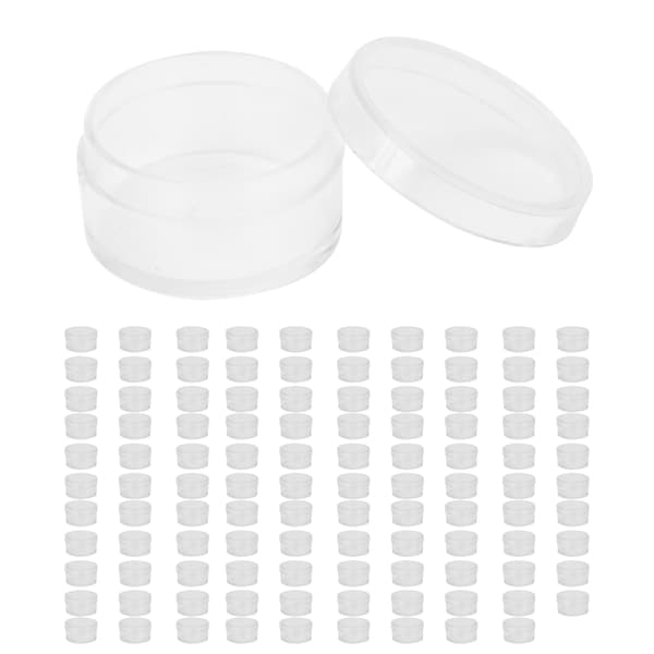 100 stk. Perler Urdele Hardware Opbevaringsboks Smykker Småting Beholder Organizer 2cm