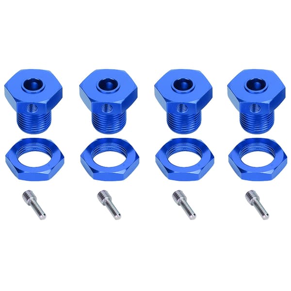 5mm 0,2 tommer aluminiumslegering dekk kombiner kobling passer for TRAXXAS EREVO 1/10 bil (mørk blå)