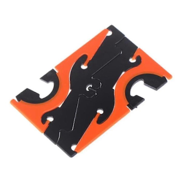 Selfie Carbon Card Foldbar Mobiltelefonholder Bærbar Justerbar Telefontilbehør Orange
